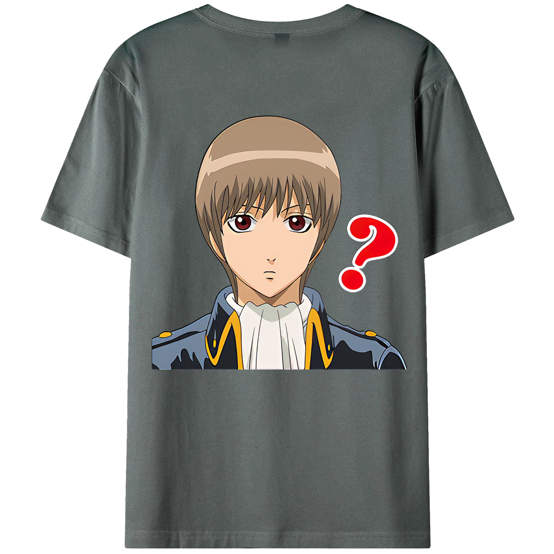（画像用） ぎんたま 坂田銀時（さかたぎんとき） 神楽 志村新八（しむら しんぱち） GINTAMA Sakata Gintoki Kagura Shimura Shinpachi 綿100％半袖Tシャツ（背面プリント）